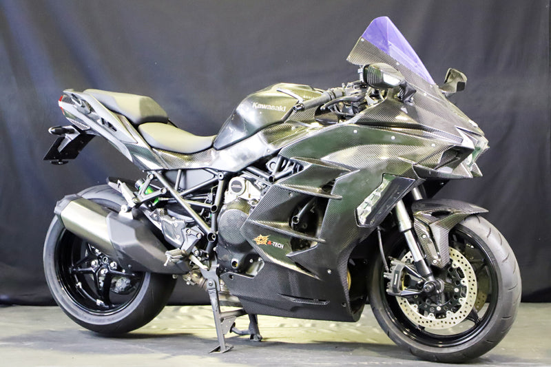 お得限定品 Ninja H2（15年〜） シートカウル 右側 開繊ドライカーボン