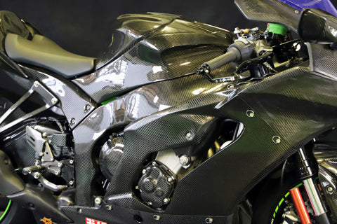 Ninja ZX-10R　フレームヒートガード【L/Rセット】