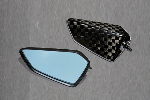 汎用：ネイキッドモデル】タイプ4 ドライカーボンミラーセット – A