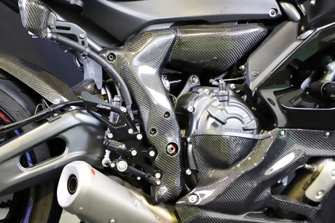 A-TECH エーテック フレームヒートガード 素材：DC 綾織ドライカーボン