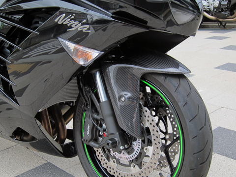 A-TECH (エーテック) フロントフェンダーSPL DCクリア塗装 ZX-14R