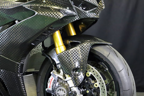 A-TECH (エーテック) フロントフェンダーSPL 平織ドライカーボン CBR1000RR-R H10655-C