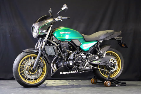 【Z650RS】A-TECHインナーフェンダー 平織カーボン クリア塗装仕上げ Z650RS (2022-) リアフェンダーSPL --