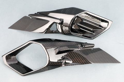 カワサキ　ニンジャ　H2 ドライカーボンラムエアダクトカバー SPEEDRA ラムエアダクトカバー ドライカーボン | KAWASAKI,751cc