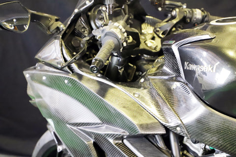 Ninja H2 SX/SE/+ アッパーカウルインナー【L/Rセット】 – A