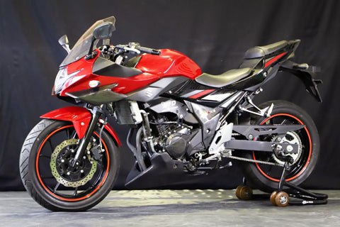 GSX250L 純正フェンダー前後 リアカバー チェーンカバーセット 絶た