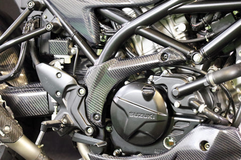 スズキ SUZUKI フレームカバー カラー：ブラック SV650 ABS