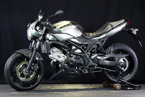 SV650 タンクフロントカバー 綾織カーボン エーテック A-TEC SV650/X